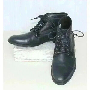 Steve Madden Leather Suede Casual Preppy Boho Minimalist Men's Ankle Boot Size 8